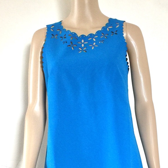 J. Crew Laser-Cut Floral Shift Dress - Picture 3 of 9